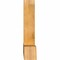 Ekena Millwork Portland Rough Sawn Timber Gable Bracket, Western Red Cedar, 72"W x 30"H x 6"D x 6"F, 10/12 Pitch GBW072X30X0606POR00RWR - alternate 4